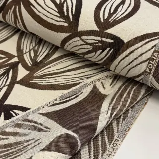 Dekorační látka jacquard Folia chocolat
