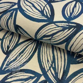 Dekorační látka jacquard Folia bleu