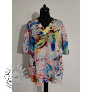 Bavlněná látka DOBBY Staind branch digital print