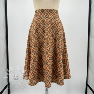 Bavlněná látka HANDCRAFTED BLOCK-PRINTED COTTON