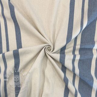 Dekorační látka Bernadette stripe denim
