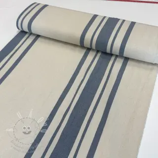 Dekorační látka Bernadette stripe denim