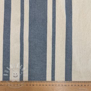 Dekorační látka Bernadette stripe denim
