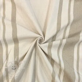 Dekorační látka Bernadette stripe ficelle