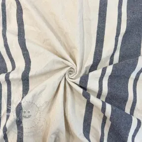 Dekorační látka Bernadette stripe indigo