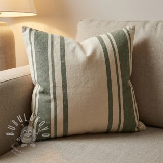 Dekorační látka Bernadette stripe kaki