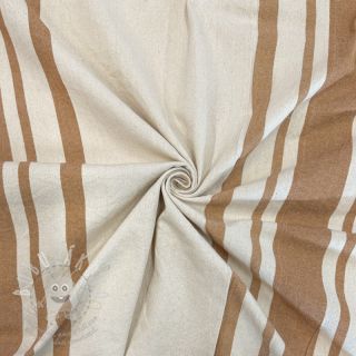Dekorační látka Bernadette stripe peanut