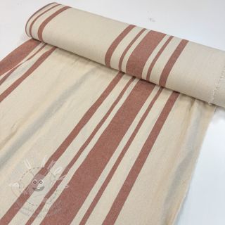 Dekorační látka Bernadette stripe terracotta