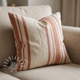 Dekorační látka Bernadette stripe terracotta