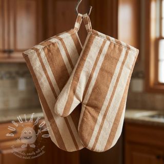 Dekorační látka Bernadette stripe peanut