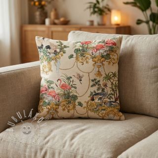 Dekorační látka GOBELIN premium Flamingo Luxury