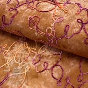 Bavlněná látka TIE DYE Chenille ela design A