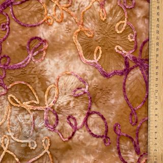 Bavlněná látka TIE DYE Chenille ela design A