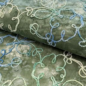 Bavlněná látka TIE DYE Chenille ela design B