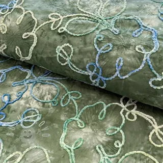Bavlněná látka TIE DYE Chenille ela design B