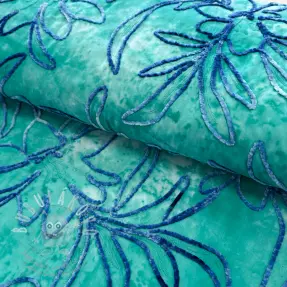 Bavlněná látka TIE DYE Chenille manon design A