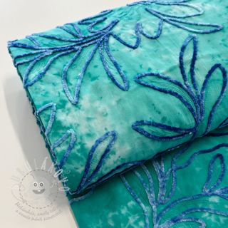 Bavlněná látka TIE DYE Chenille manon design A