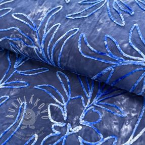 Bavlněná látka TIE DYE Chenille manon design B