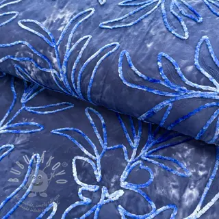 Bavlněná látka TIE DYE Chenille manon design B