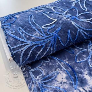 Bavlněná látka TIE DYE Chenille manon design B