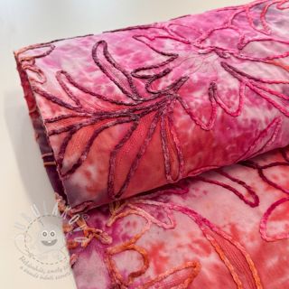 Bavlněná látka TIE DYE Chenille manon design C