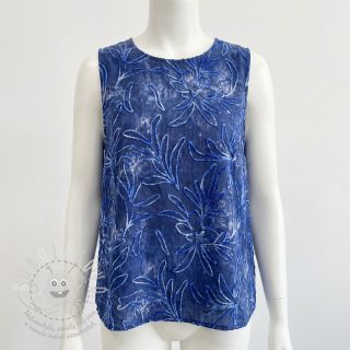 Bavlněná látka TIE DYE Chenille manon design B