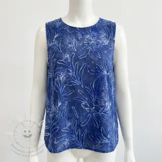 Bavlněná látka TIE DYE Chenille manon design B