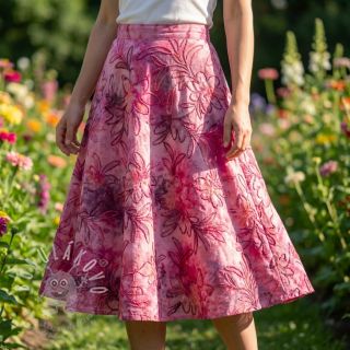 Bavlněná látka TIE DYE Chenille manon design C