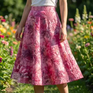 Bavlněná látka TIE DYE Chenille manon design C
