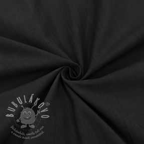Bavlněná látka WASHED black