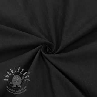 Bavlněná látka WASHED black
