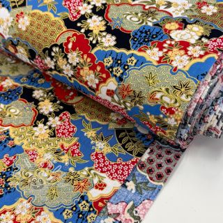 Bavlněná látka JAPAN collection design A