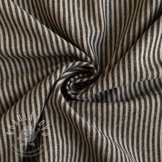 Dekorační látka Simone lin noir