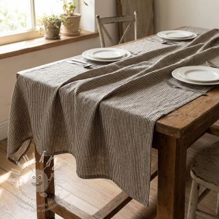 Dekorační látka Simone lin noir