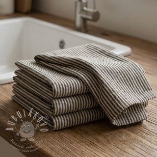 Dekorační látka Simone lin noir