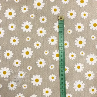 Dekorační látka Linenlook Daisies