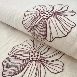 Viskóza se lnem EMBROIDERY Flower Maya natural