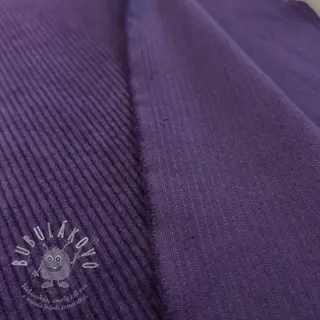 Manšestr 6W WASHED STRETCH dark purple
