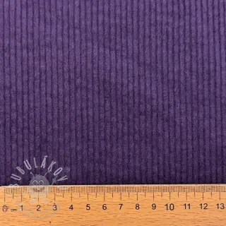 Manšestr 6W WASHED STRETCH dark purple
