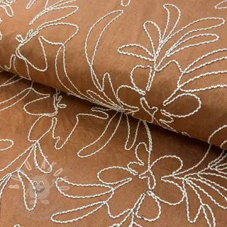 Semiš Tape flower cinnamon