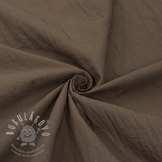 Bavlněná látka WASHED taupe