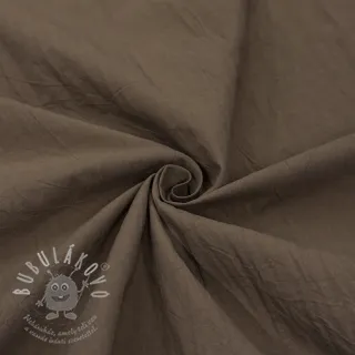 Bavlněná látka WASHED taupe