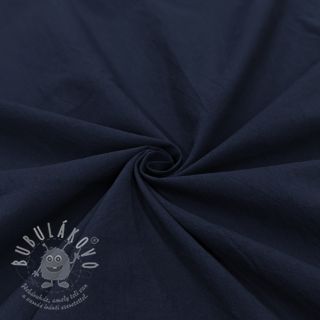 Bavlněná látka WASHED navy
