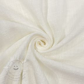 Bavlněná látka SLUB WASHED off white