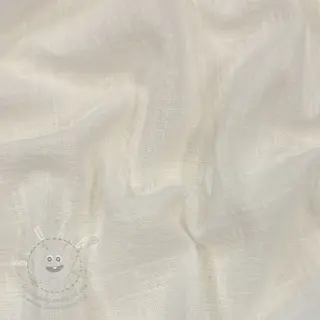Bavlněná látka SLUB WASHED off white