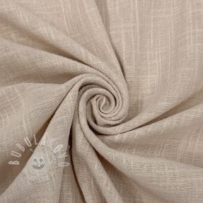 Bavlněná látka SLUB WASHED beige
