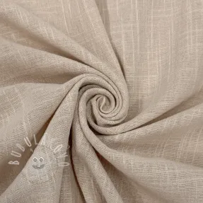 Bavlněná látka SLUB WASHED beige
