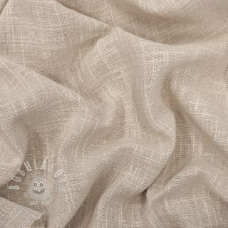 Bavlněná látka SLUB WASHED beige