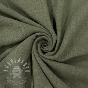 Bavlněná látka SLUB WASHED pickle