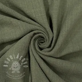 Bavlněná látka SLUB WASHED pickle